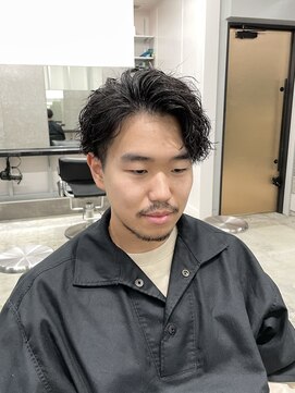 サンズ 梅田 中崎町(SUNS) 【梅田】大人メンズアップバングツイストスパイラルパーマ
