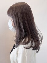 イーストハムアネーロ(EAST HAM anello)&nbsp;透明感グレージュ/レイヤーカット/顔まわりカット