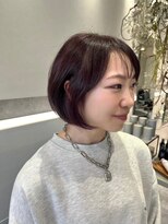 ログ(log)&nbsp;韓国風　髪質改善カラー　顔まわり　レイヤー　ミディアム　艶髪