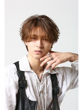 ブラック サッポロ(BLUCK SAPXOXO) メンズハイライト波巻きスパイラルパーママッシュウルフ大通駅