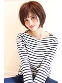 ニュアンス小顔ショート・大人カジュアル