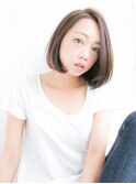 重めボブでまとまりやすい髪へ♪