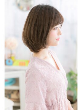 ミック ヘアアンドビューティー 大山店(miq  Hair&Beauty) ひし形シルエット♪ナチュラルフェミニンボブb