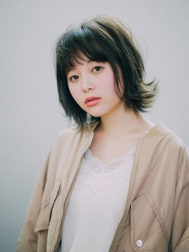 アルバ 津城山店 外はねニュアンスショートミディアム