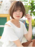 アンニュイヘア大人可愛い小顔フレンチボブT1川口20代30代40代