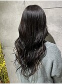 プルシールエクステ/シールエクステ/黒髪ロング
