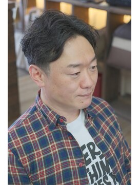 ヘアーサロン カシータ(Hair Salon CASITA) 癖毛活かし!!パーマ風ビジネスカジュアルツーブロック