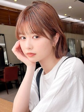 ラフ フロム ガーデン(Laf from GARDEN) 小顔ヘア/柔らかくびれボブ/大人ガーリー