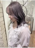透明感!ラベンダーグレージュ 札幌美容室Atelier coco.