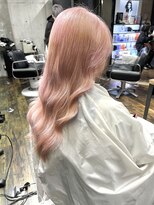 ガルボ ヘアー(garbo hair)&nbsp;コーラルピンク　カミカリスマ　ケアブリーチ　暗染からの変身
