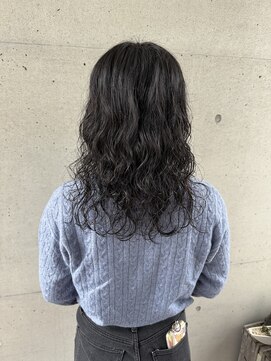 アチーブ ヘア デザイン(achieve hair design) ウルフパーマ20代30代☆黒髪暗髪☆大人可愛いなみなみウェーブ