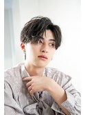 韓国ヘアニュアンスパーマカルマセンターパートコンマヘアウルフ