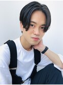 フローパーマ/メンズセンターパート/ツーブロ好感度◎/20代 30代