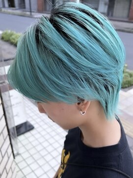 ラック 本厚木店(LUCK) メンズ/ハイトーン/ケアブリーチ/ブリーチ/U24/髪質改善