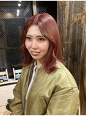 ハイトーンカラーミルクティーベージュブリーチダブルカラー