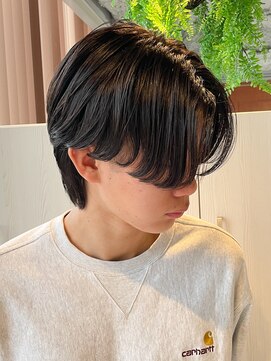 グランデュール 静岡駅前店(GRANDEUR) ニュアンスパーマ/カルマパーマ/韓国/センターパート/七三分け