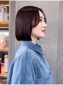 ◇イメチェンボブ美髪ワイドバングレイヤー縮毛矯正/表参道