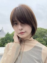 ピークアブー 原宿ハラカド(PEEK-A-BOO) くせ毛多毛ショートボブブラウン艶透明感アースイルミナ