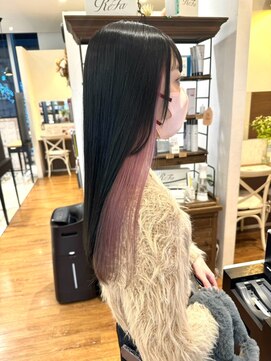 ジャストビューティマカロン 上大岡(Just Beauty macaron) 【 nagi 】ピンク/インナーカラー