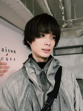 メゾンアクア 表参道(Maison ACQUA) =メンズボブ/スパイキーショート/シャドウパーマ／MEN’S HAIR