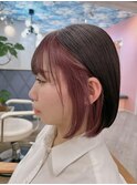 ラベンダーピンクインナーカラー【樋富】