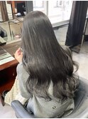 暗髪韓国風×ロングヘア