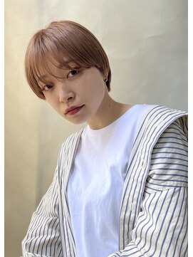 トリッカ 銀座(tricca) ミルクティーベージュ/オレンジベージュ/ショートボブ