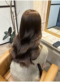 透明感ブリーチなしオリーブベージュ