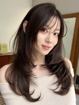 ハッチ(HACCH)&nbsp;韓国風レイヤーカット髪質改善ダブルカラーハッシュカット
