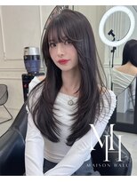 メゾンハル(Maison HALU)&nbsp;オリーブグレージュxレイヤーカット