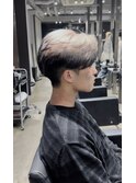 ホワイトカラー エンドカラー センターパート