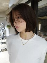 ローエ バイ デコ(Rohe by DECO) 大人可愛いショコラブラウンレイヤーボブ【英心】