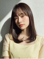 ロディーナ 大口 新子安(rodina)&nbsp;イメチェン/ピンクベージュ/アンブレラカラー/前髪/大口子安白楽