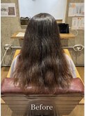 20代30代40代/レイヤーなし縮毛矯正 前髪あり前髪なし