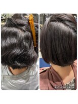 フェリア 渋谷(Feria)&nbsp;【Feria 渋谷】プレ縮毛矯正×丸みを帯びたストレート"Tsuyuki"