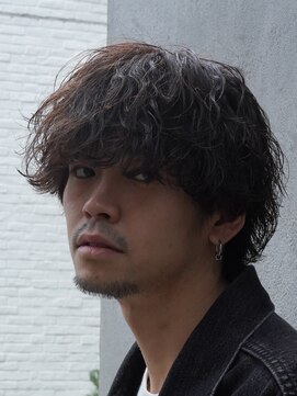 フィフスパーク(fifth PARK) 渋谷シャドウパーマ波巻きスパイラルパーマメンズマッシュウルフ