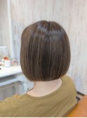 前下がりボブ×９トーンカラー