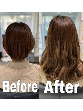 サファイア(SAPPHIRE) #ミディアム#ウェーブ巻き#プルエクステ#エクステ#浜松