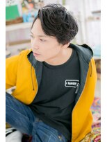 ミック ヘアアンドメイク アップ 駒込店(miq Hair&Make up)&nbsp;ランダムパーマでニュアンス感！くせ毛風ショートc1