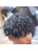 【大人気!】波巻きパーマ×マッシュ