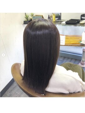 カミケン 方木田店(kamiken.) しっとりやわらか＊愛されストレート【カミケン方木田店】