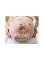 アフロディーテ 枚方店(afrodite) 趣味でマタニティアートをしています!絵を書くのも大好きです!