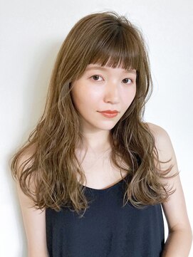 アイティーバイアルバム 藤沢店(IT by ALBUM) ゆる巻き_チェリーブラウンフェミニンロングダークアッシュ_9280