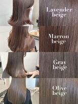 フォンズ(FONS)&nbsp;上品白髪染め透明感カラーベージュグレージュオリーブラベンダー
