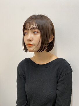 サンド クリア 横浜本店(sand clear) ぱつっとボブ/くびれヘア/韓国/メルティカラー[横浜駅/ショート]