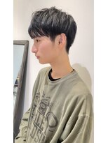 カルナ バイ エルモ(calna by ELMO)&nbsp;スーツ短髪ツーブロック束感モテる黒髪シークレットパーマ流行