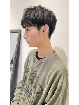 カルナ バイ エルモ(calna by ELMO) スーツ短髪ツーブロック束感モテる黒髪シークレットパーマ流行