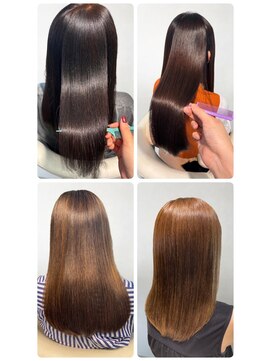 美容室フルール 20代30代40代髪質改善トリートメント艶感ストレート