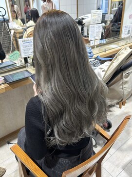 プラグ バイ ネオリーブ(plug by neolive) オリーブベージュ×髪質改善[縮毛矯正/レイヤーカット]韓国A◎