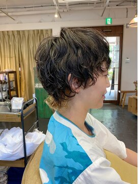 ポタム 東中野(potamu) ウルフにパーマ